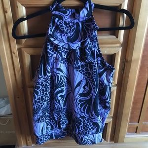 Halter size S purple/black